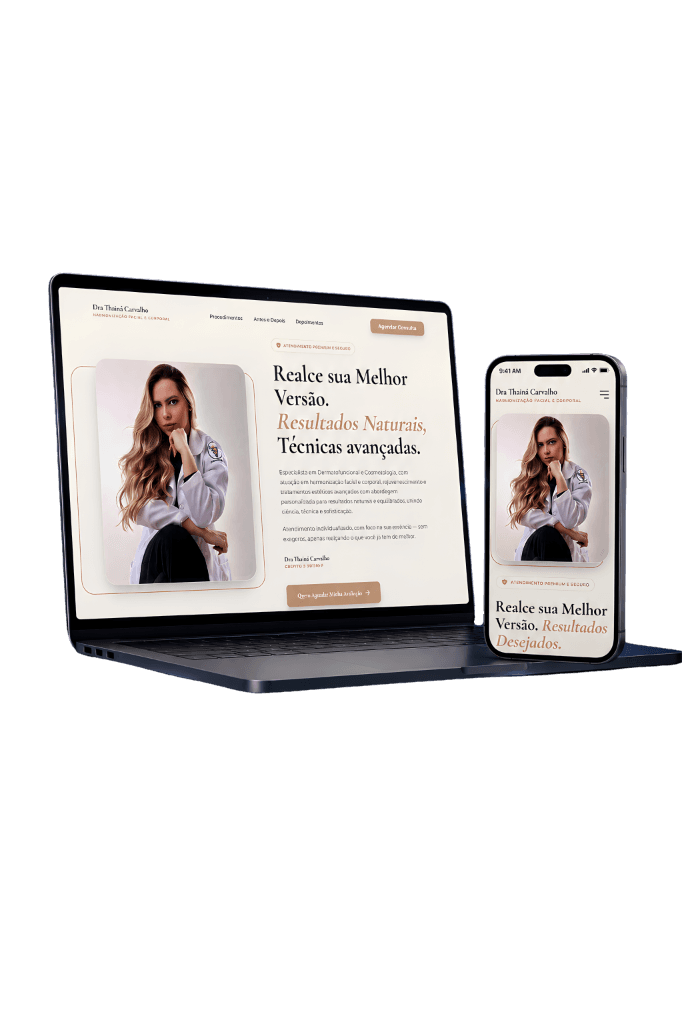 Showcase Aether Page - Dra. Thainá Carvalho